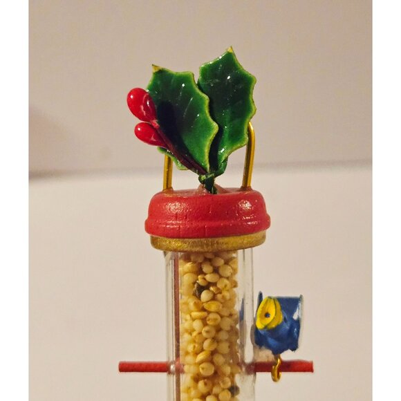 wild bird unltd Bird Feeder Ornaments With Miniature Birds & Faux Seeds - Picture 3 of 9